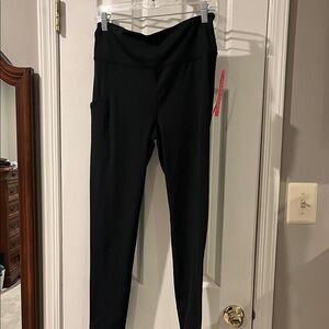 Lilly Pulitzer Luxletic Weekender Black Studio Stretch UPF 50 Leggings NWT